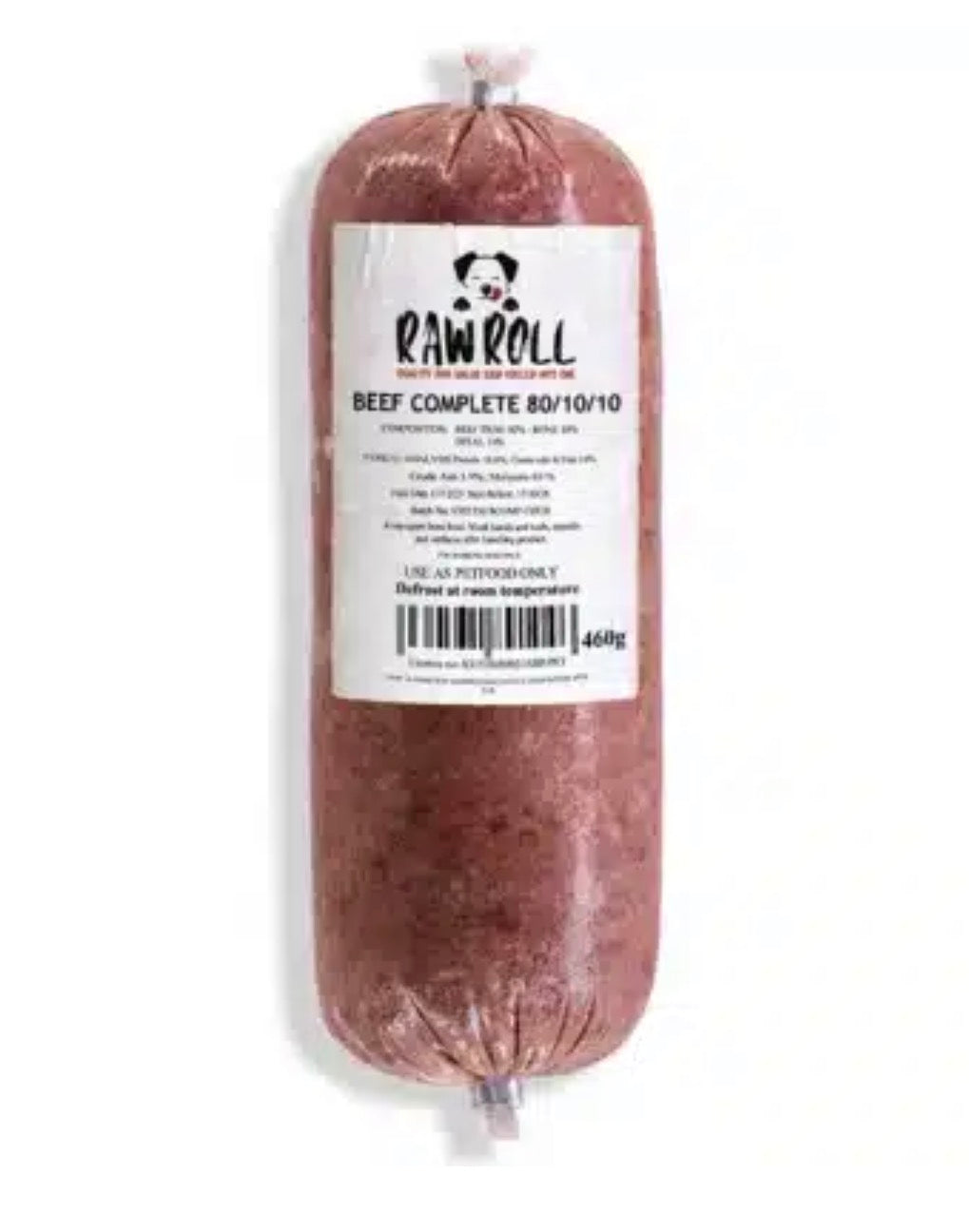 Raw Roll Beef 80.10.10 460g