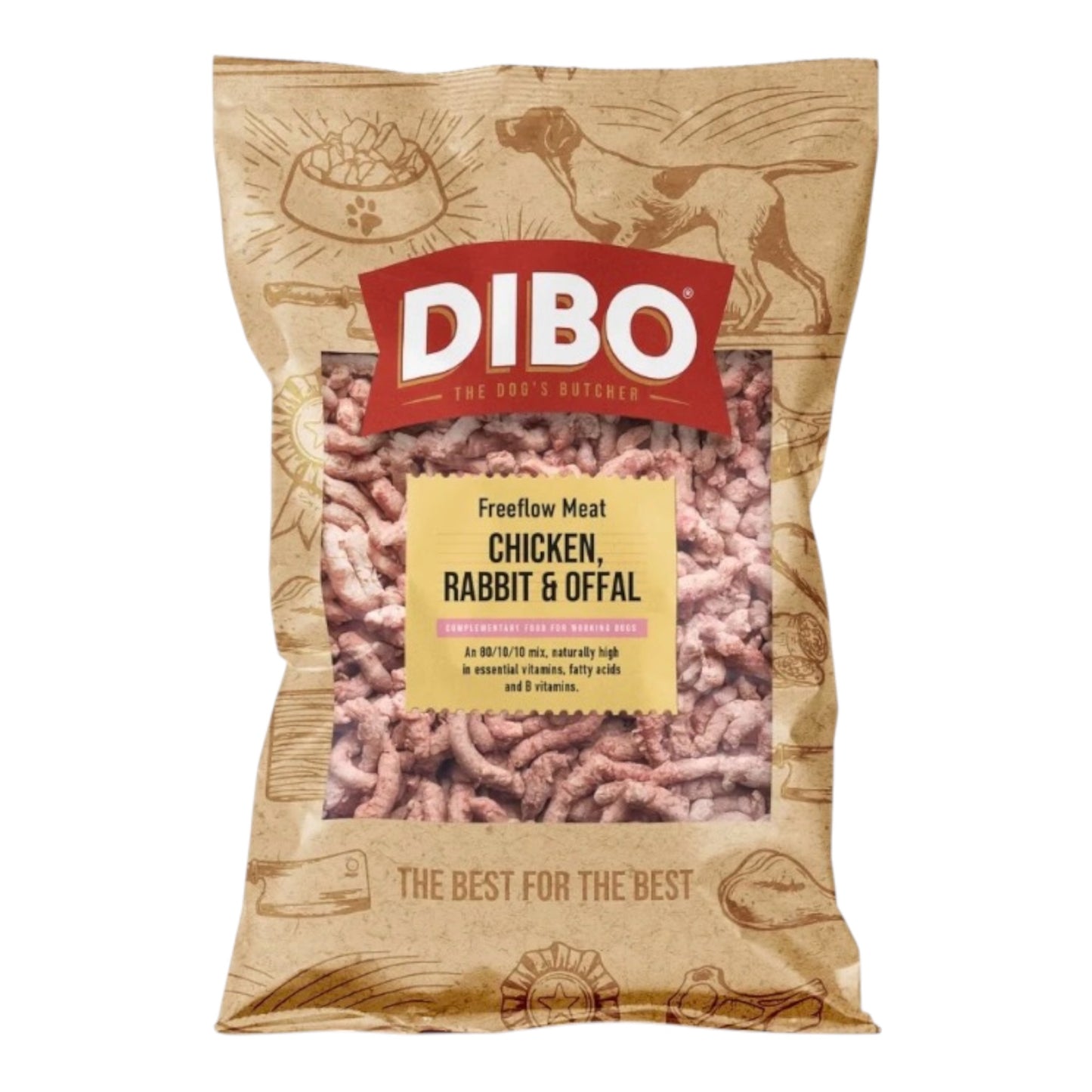 Dibo Chicken, Rabbit & Offal 1kg