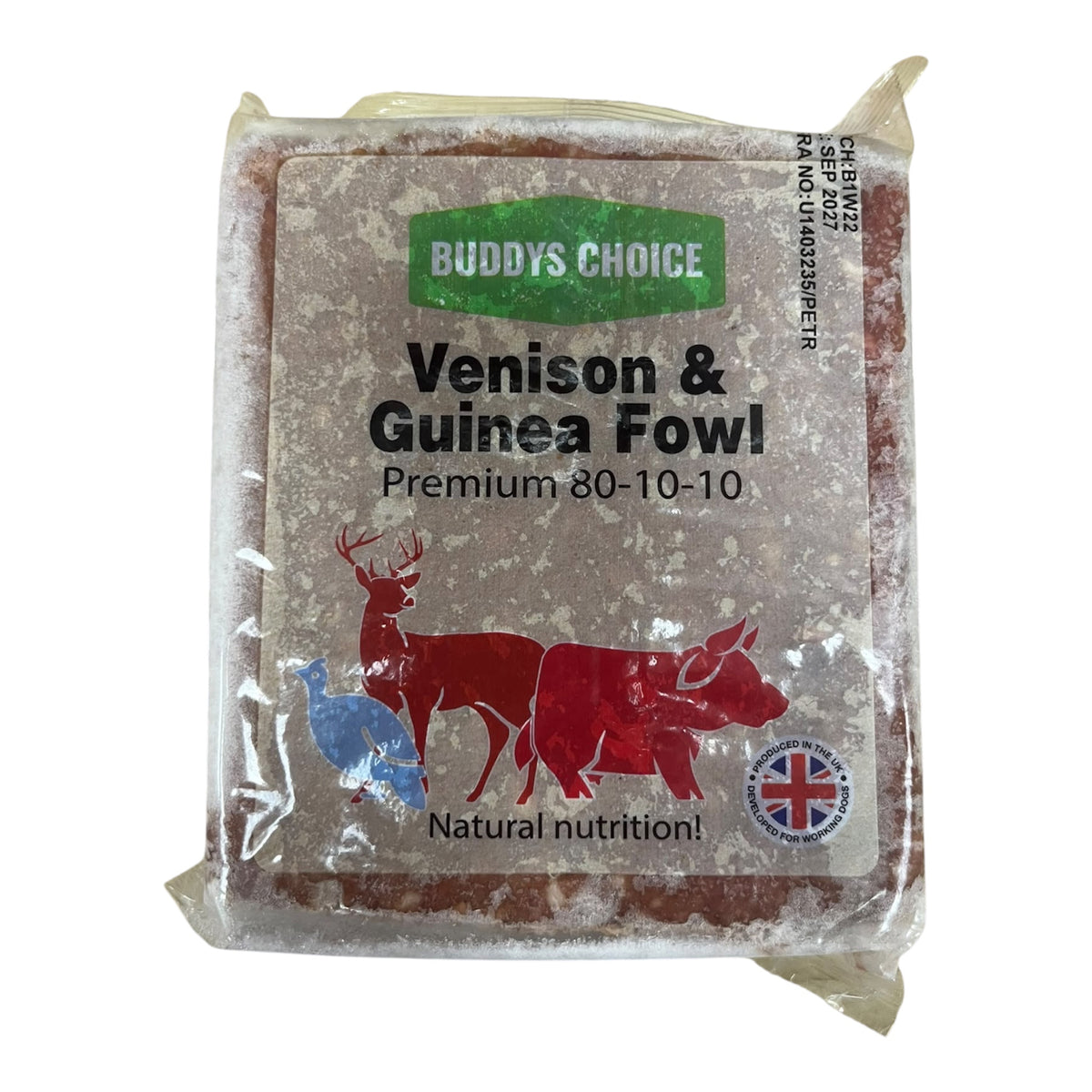 Albion BC Venison & Guinea Fowl 454g