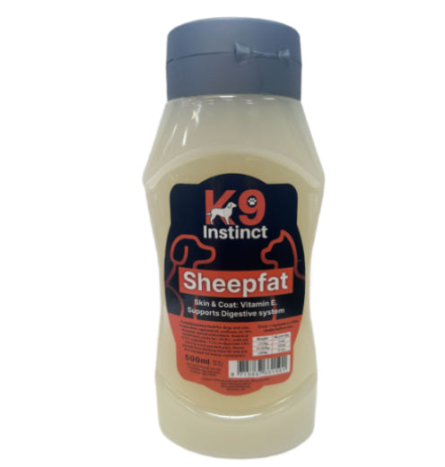 K9 Sheepfat 500ml (Squeeze bottle)
