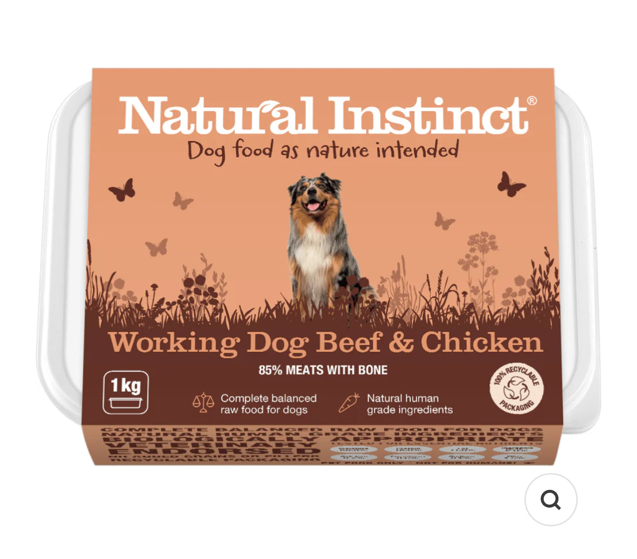 NI Working Dog Beef and Chicken 1kg