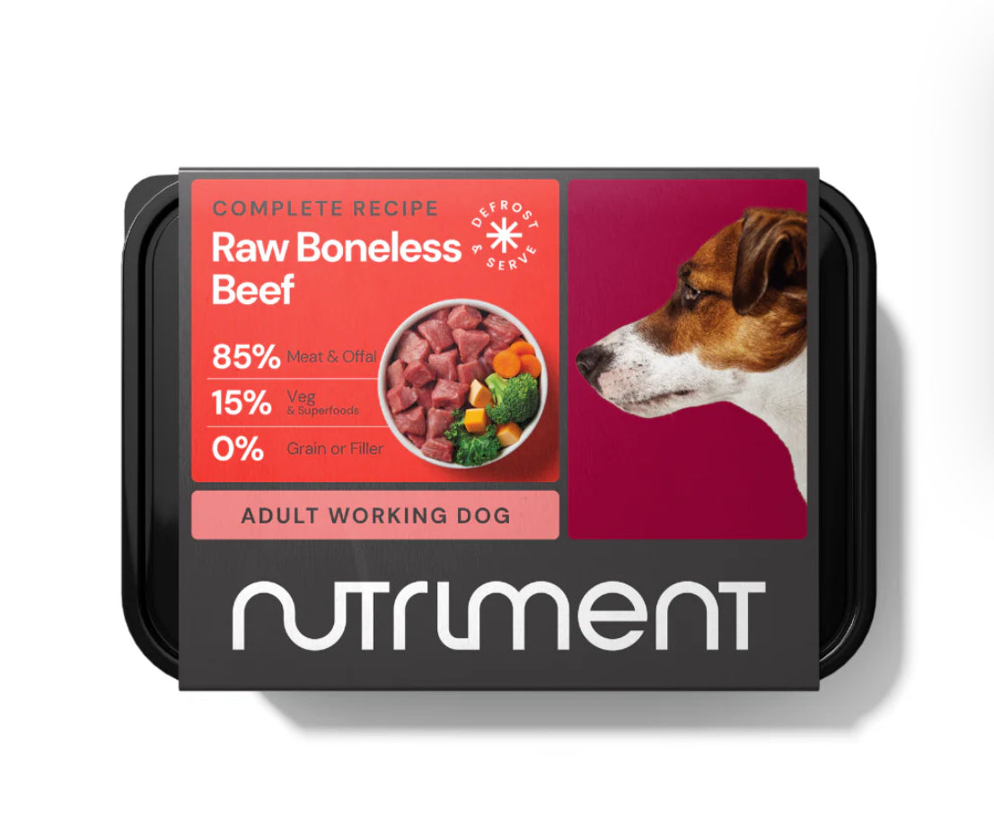 Nutriment Raw Boneless Beef 500g