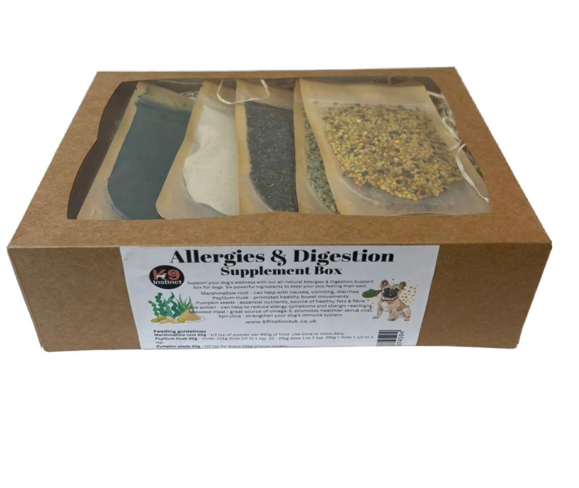 Allergies & Digestion Support Supplement Box