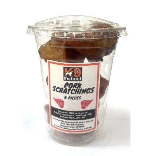 K9 Pork Scratchings for dogs 120g