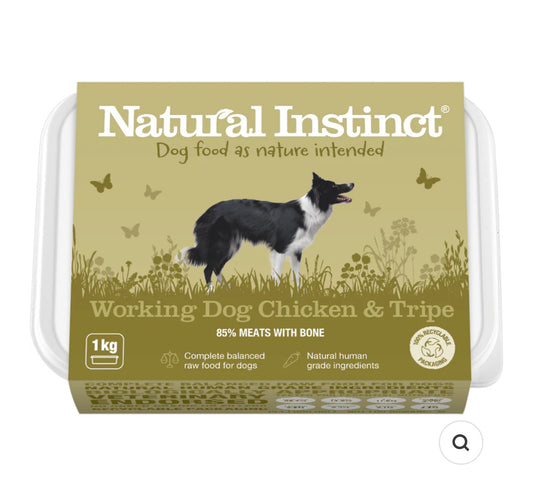 NI Working Dog Chicken and Tripe 1kg
