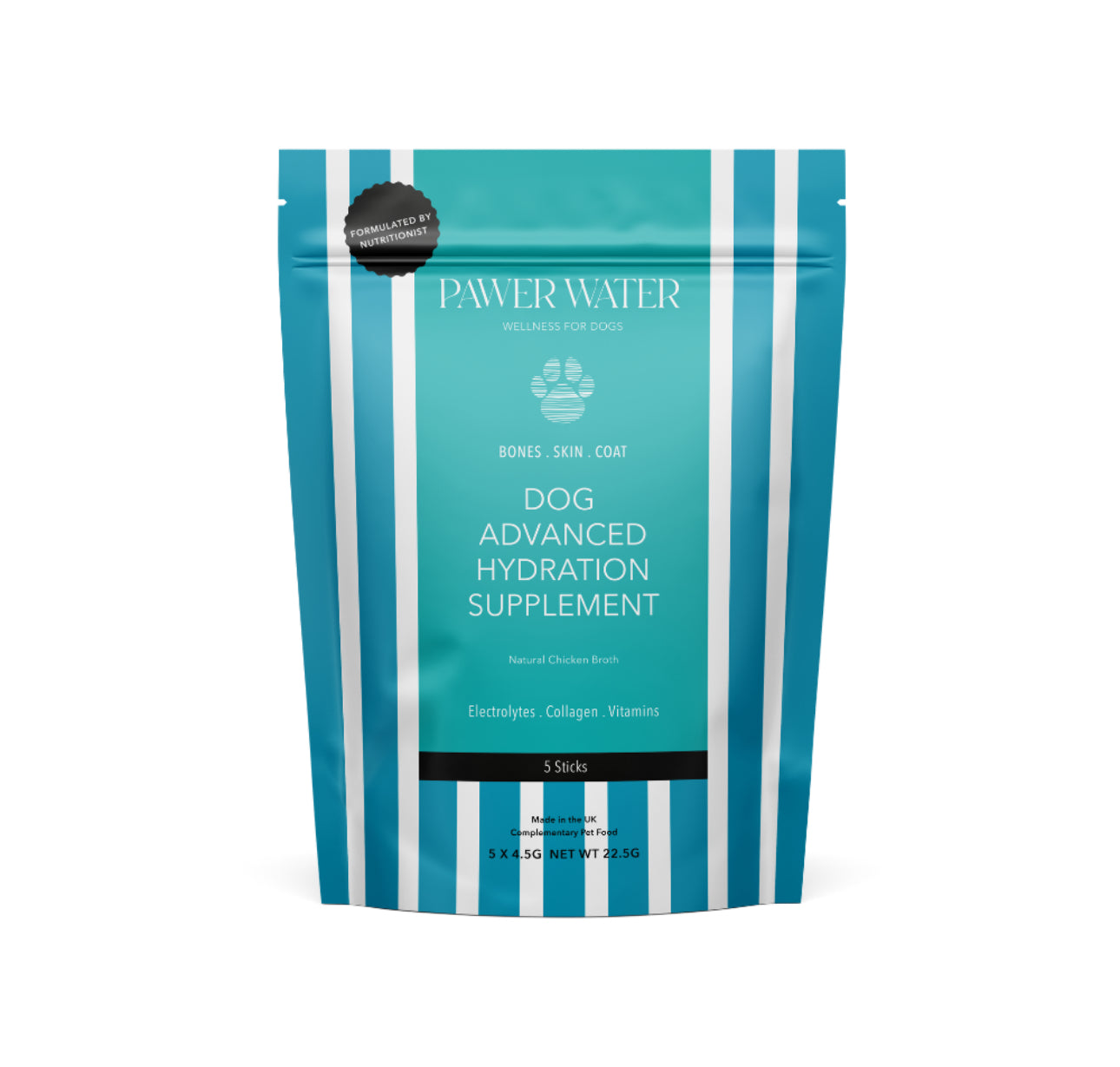 Pawer Water Mobility & Glow Advanced Wellness Hydration for Dogs