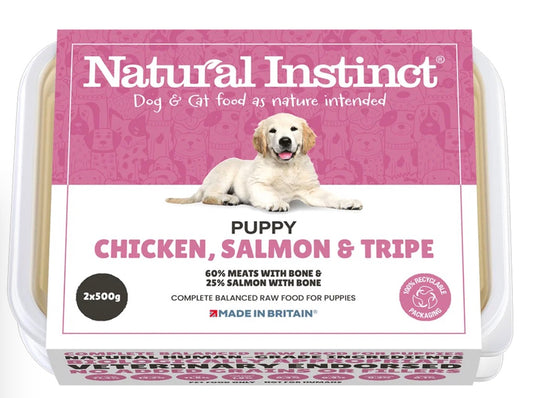 NI Puppy Chicken, Salmon & Tripe 2x500g