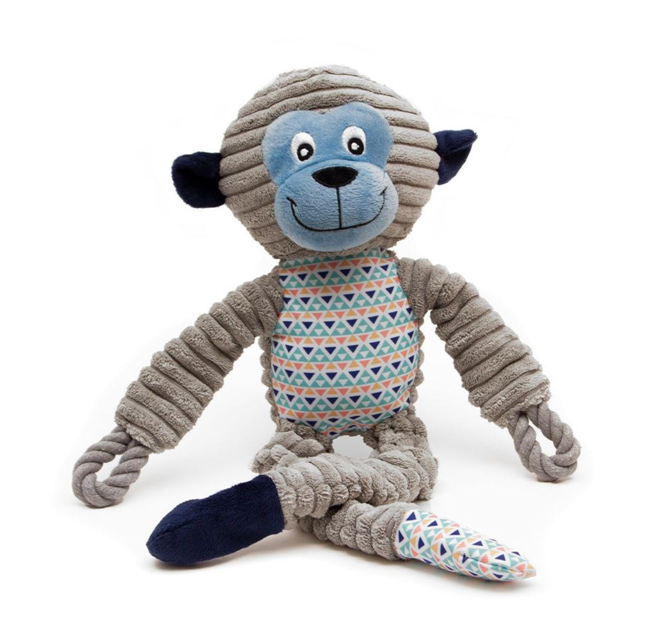 Great&Small Cuddle Me Knot Grey Monkey 36cm