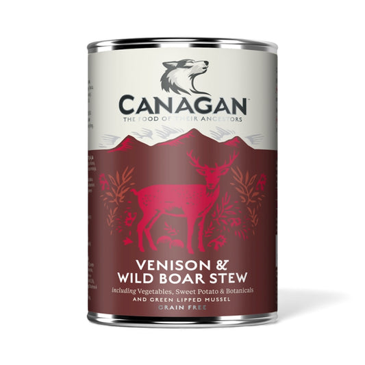Canagan Wet Dog Food Venison and Wild Boar Stew 400g