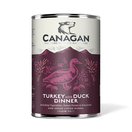 Canagan Wet Dog Food Turkey and Duck 400g