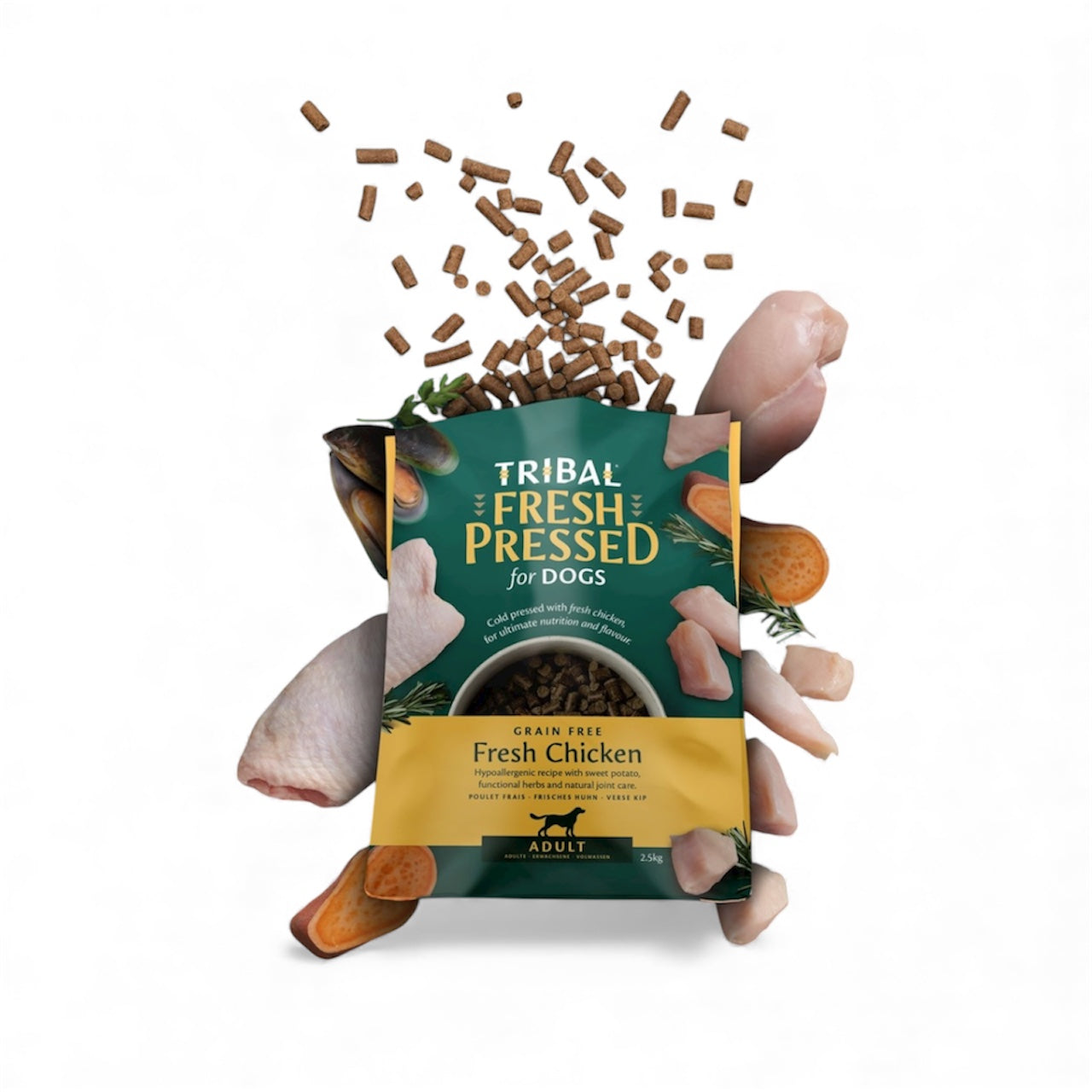 Tribal Cold Pressed Adult Chicken 2.5kg