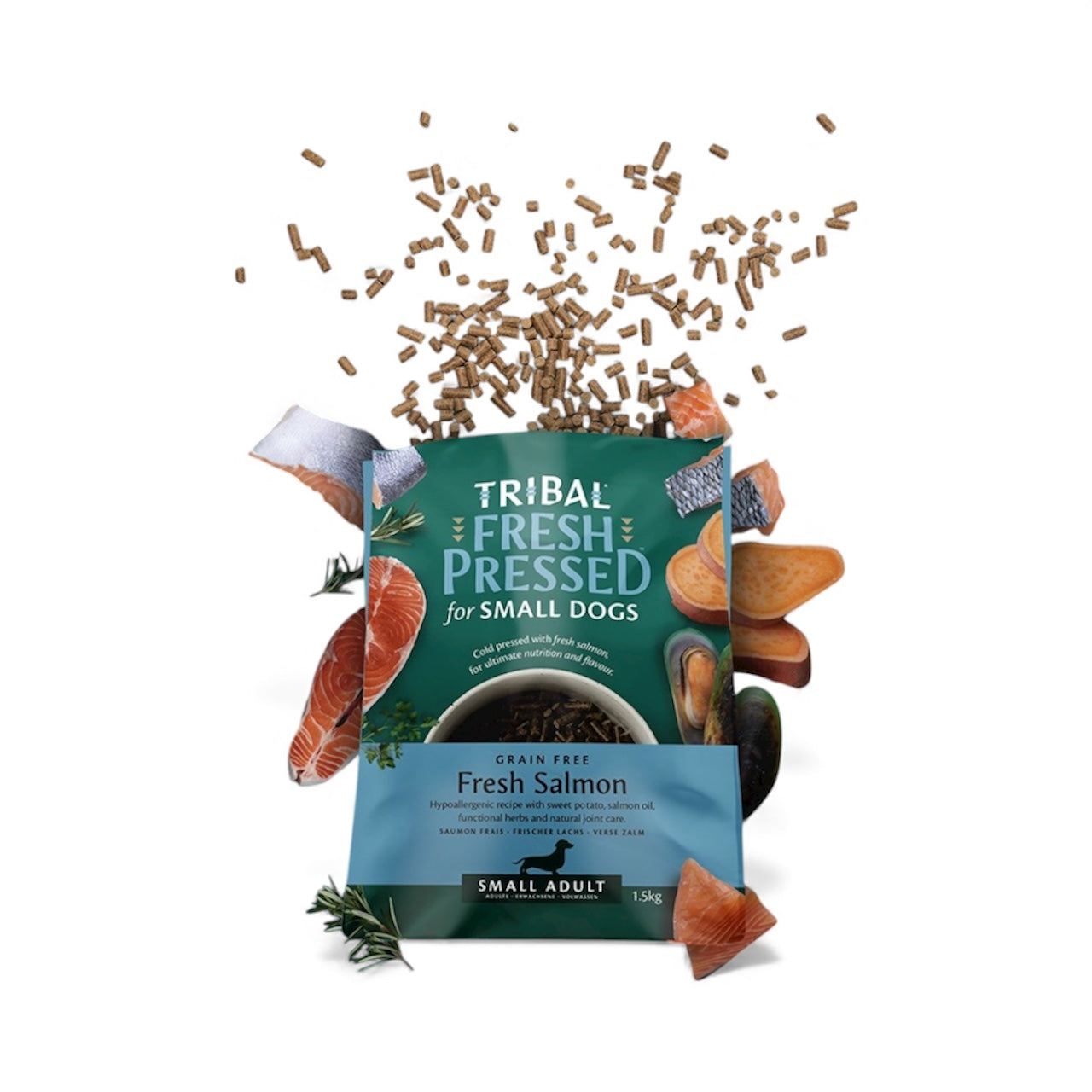 Tribal Pressed Small Breed Salmon 1.5kg