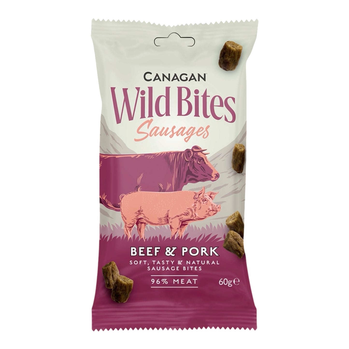 Canagan WB Beef & Pork Sausages 60g